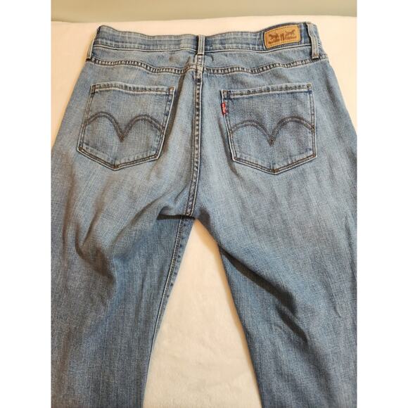 Levi's 525 Jeans Womens 8M 8 31 X 31 Blue Perfect Waist Straight Leg - Picture 6 of 11